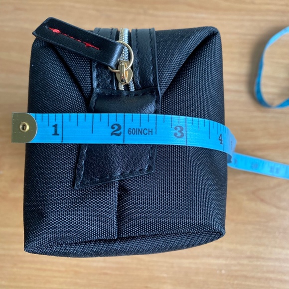 NWOT WANT LES ESSENTIELS Black Canvas Travel Bag Pouch - Picture 11 of 12